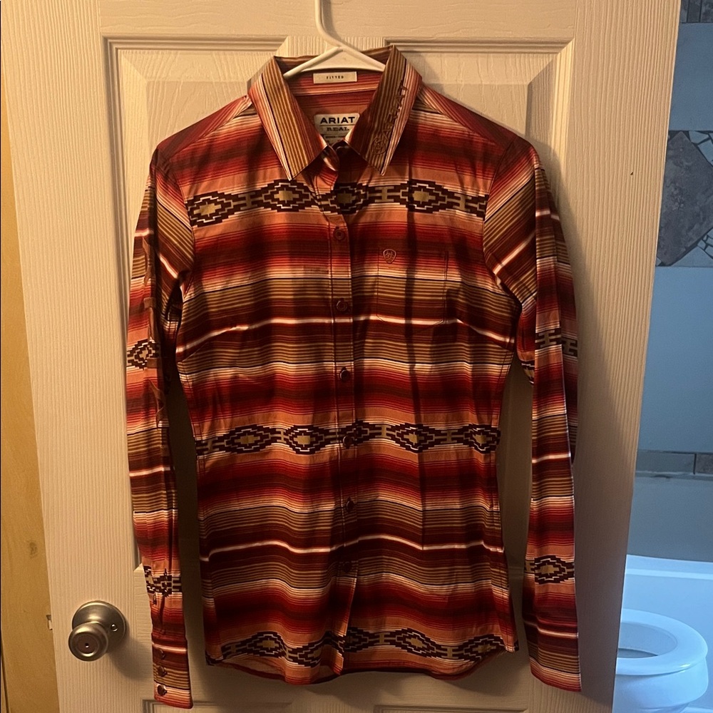 Ariat Women’s Multicolor Striped Button Down Shirt